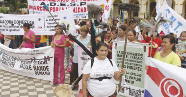 Domésticas con el primer aguinaldo