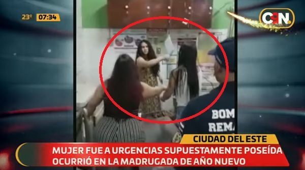 Mujer causa destrozos en Hospital de Ciudad del Este
