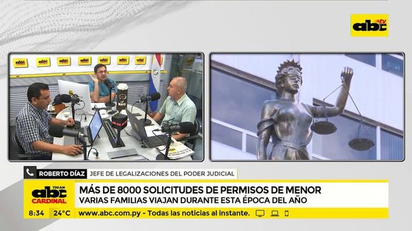 Más de 8.000 solicitudes de permisos de menor - ABC Noticias - ABC Color