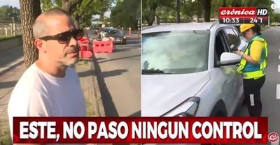 Conductor luego de chocar: "Vengo de drogarme toda la noche"