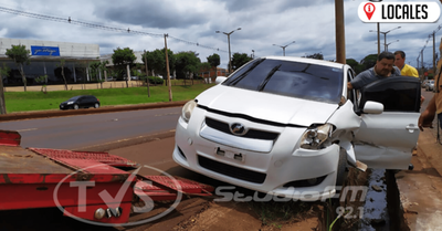Accidente de tránsito sobre la Ruta PY06 deja daños materiales