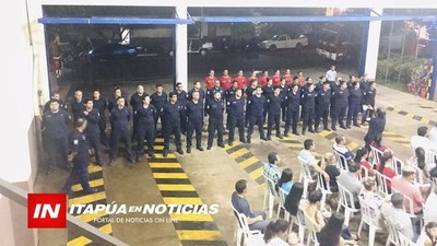 BOMBEROS DE ENCARNACIÓN VIVIERON UNA NOCHE DE GALA