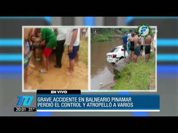 Varias personas atropelladas por un vehículo en Pinamar