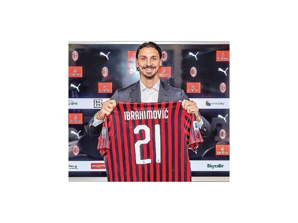 Zlatan se volvió a vestir de rossonero