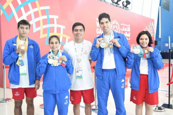 Paraguay logra récord de medallas en los Juegos Mundiales de Abu Dhabi