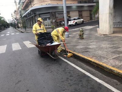 Balance positivo de operativo limpieza tras las fiestas - Nacionales - ABC Color