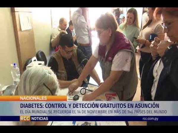 DIABETES: CONTROL Y DETECCIÓN GRATUITOS EN ASUNCIÓN
