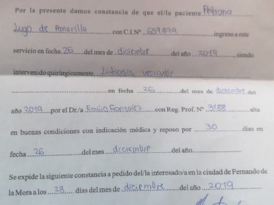 Mujer relata momentos de terror en el Sanatorio Sosa