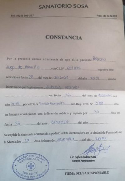 Recuerdos de horror en la Clínica Sosa | Noticias Paraguay