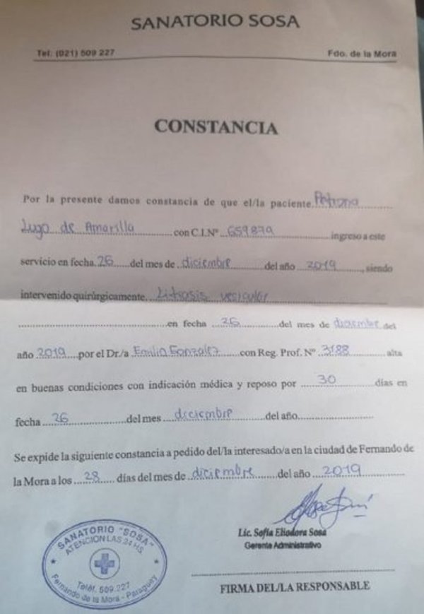 Recuerdos de horror en la Clínica Sosa | Noticias Paraguay