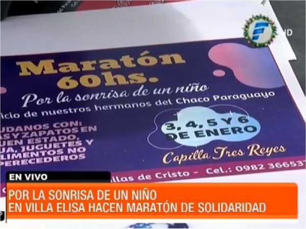 Realizan maratón para recaudar juguetes por los Reyes Magos