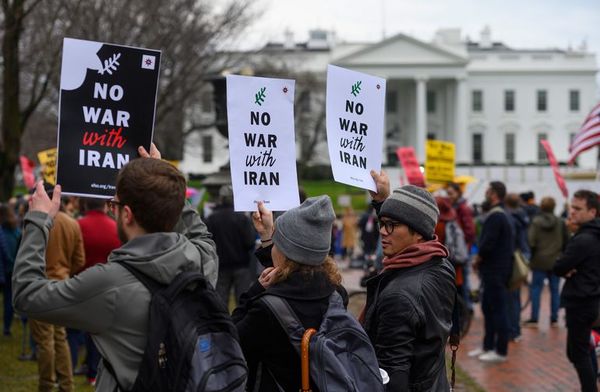 “No a la guerra con Irán”, claman manifestantes en EE.UU. - Mundo - ABC Color