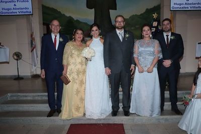 El enlace matrimonial de Gabriela y Hugo