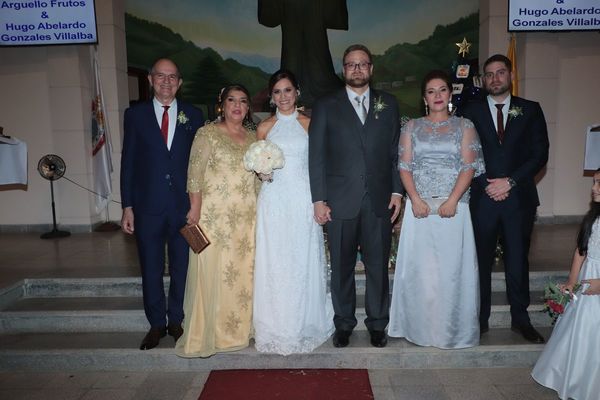El enlace matrimonial de Gabriela y Hugo