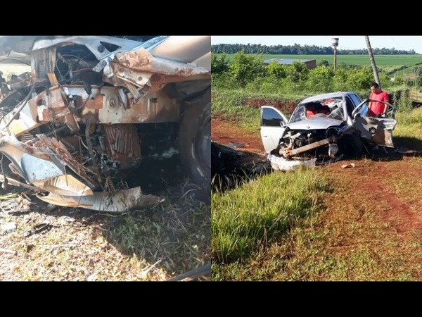 JÓVENES SE SALVAN DE MILAGRO EN VIOLENTO ACCIDENTE