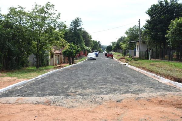 Habilitan empedrado en barrio de Santaní - Nacionales - ABC Color