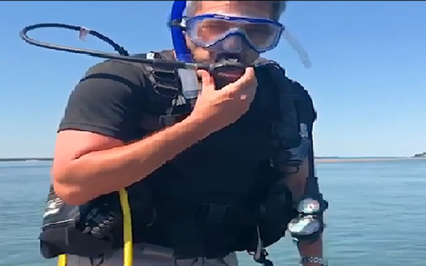 Clase de buceo con Marito