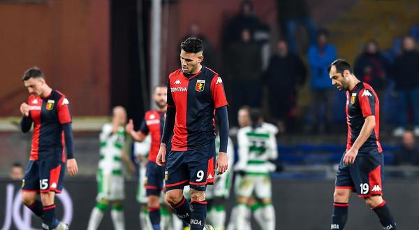 El Genoa triunfa ante Sassuolo, pero sigue en zona de descenso