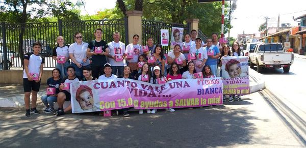Voluntarios realizaron colecta para Bianca - Nacionales - ABC Color