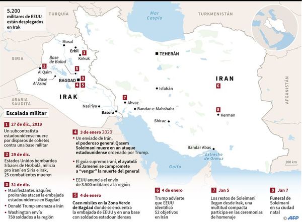 Trump dice que si Irán ataca, EE.UU. lo golpeará “más fuerte” que nunca - Internacionales - ABC Color