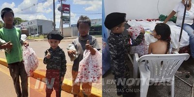 TOBÍAS, EL PEQUEÑO LINCE CON UN GRAN CORAZÓN QUE ENTREGÓ REGALOS EN EL HRE