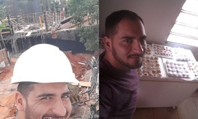 Naldy Cabrera ahora se dedica a la albañilería y confitería