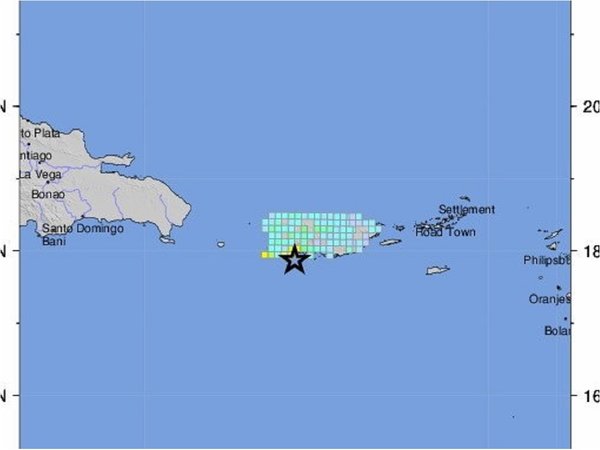 Un sismo de magnitud 5,8 sacude el sur de Puerto Rico