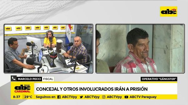 Concejal y otros involucrados irán a prisión - ABC Noticias - ABC Color