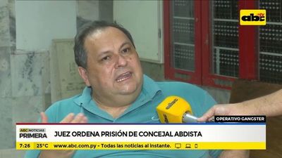 Juez ordena prisión de concejal abdista - ABC Noticias - ABC Color
