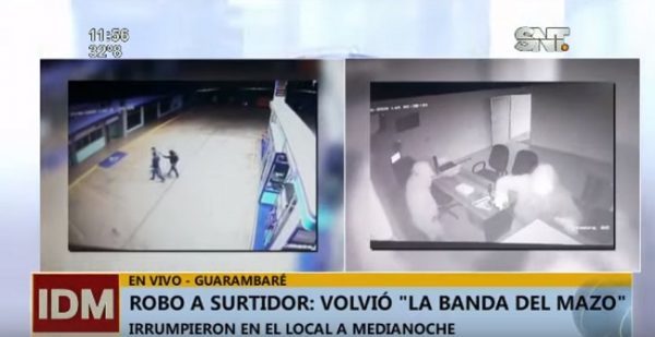 "Ladrones del mazo" asaltan estación de servicio en Guarambaré