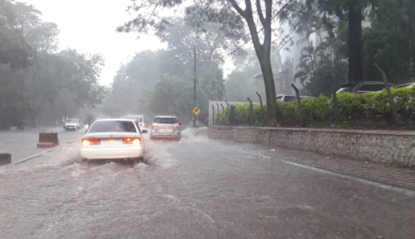HOY / Tormenta causa estragos en Asunción: raudales, semáforos sin funcionar y árboles caídos