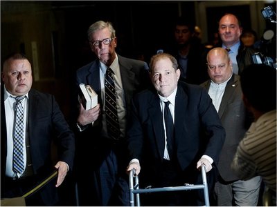 Se inició juicio contra Harvey Weinstein ante la protesta de feministas