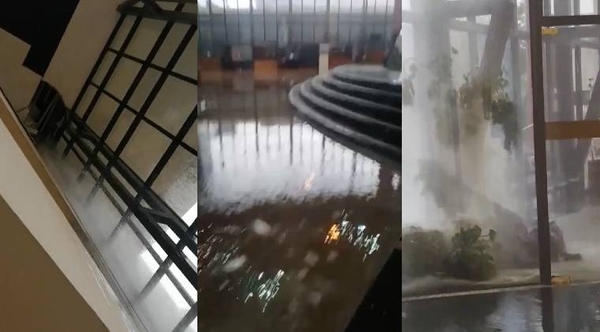 HOY / VIDEO | Congreso "acuático": sede del Parlamento queda inundada tras la tormenta