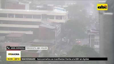 Raudal en Asunción tras intensa lluvia - ABC Noticias - ABC Color