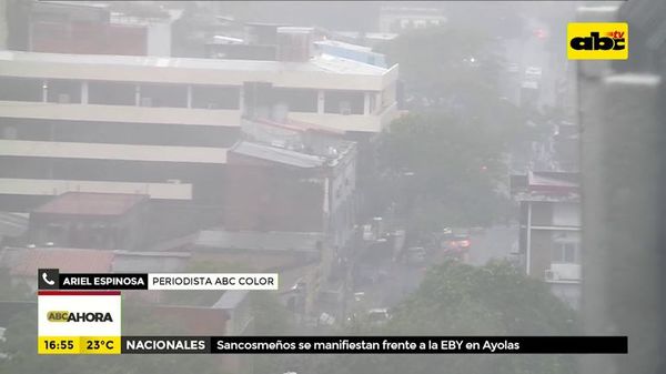 Raudal en Asunción tras intensa lluvia - ABC Noticias - ABC Color