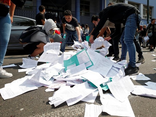 Estudiantes boicotean en Chile las pruebas de acceso a la universidad
