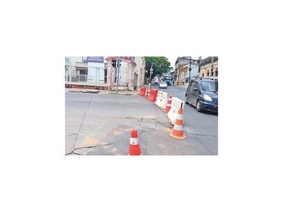 Cerraron   tramo de la Avda. España durante enero por obras