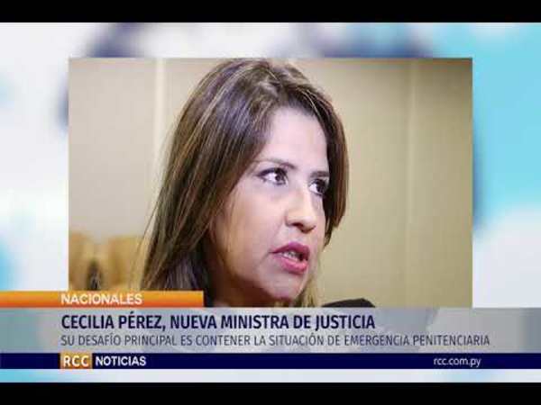 CECILIA PÉREZ NUEVA MINISTRA DE JUSTICIA