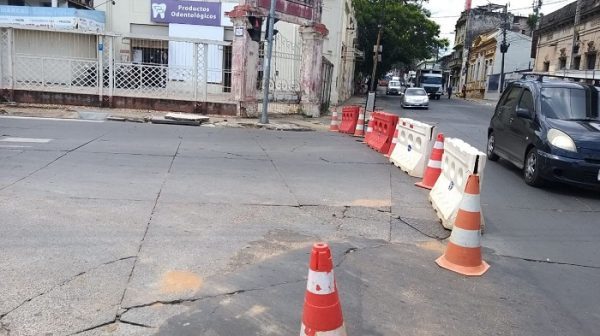 MOPC cierra tramo de la avenida España para obras de alcantarillado sanitario