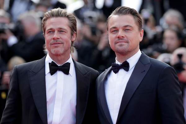 ¡Se pasó! La broma de Brad Pitt a Leo DiCaprio en pleno discurso