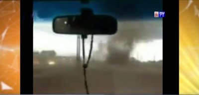 Torbellino causa temor y asombro en Caaguazú | Noticias Paraguay