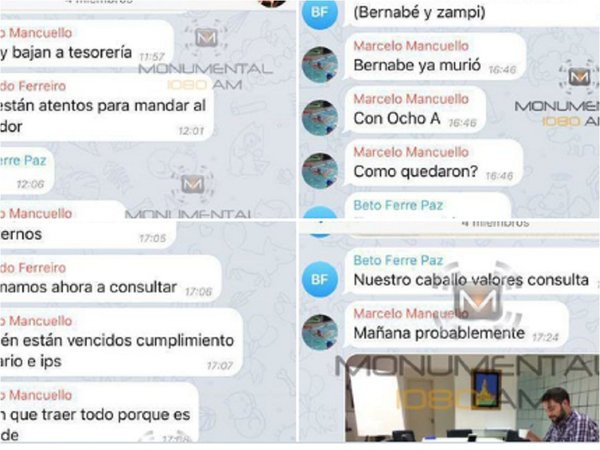 Falta de juez impide peritar los mensajes en caso Comuna de Asunción