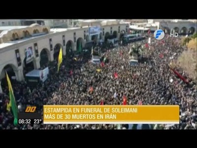 Estampida durante el funeral de Soleimani deja decenas de muertos y heridos
