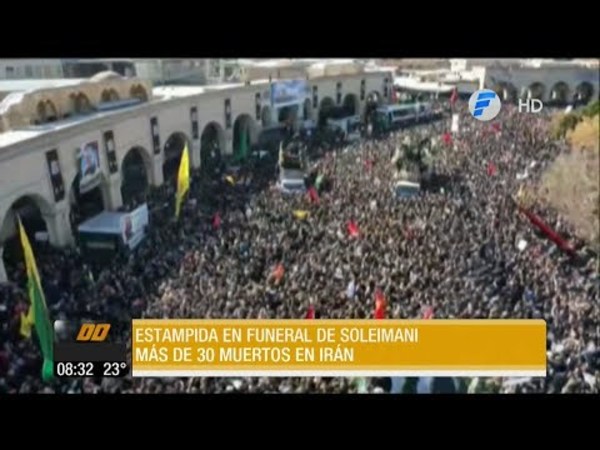 Estampida durante el funeral de Soleimani deja decenas de muertos y heridos