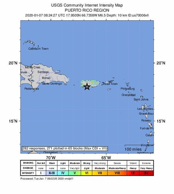 Sismo de magnitud 6,5 en costa sur de Puerto Rico - Mundo - ABC Color