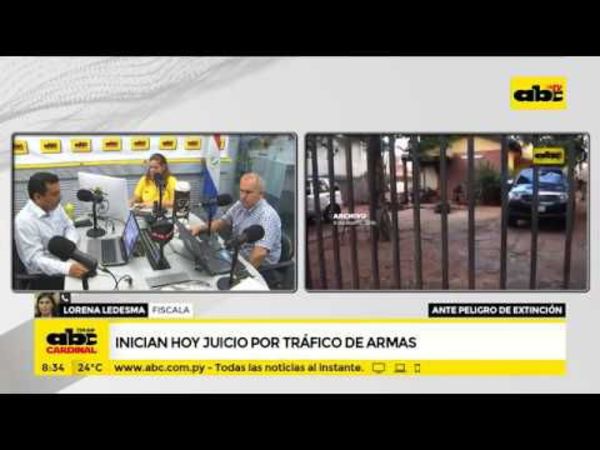 Inician hoy juicio por tráfico de armas - ABC Noticias - ABC Color