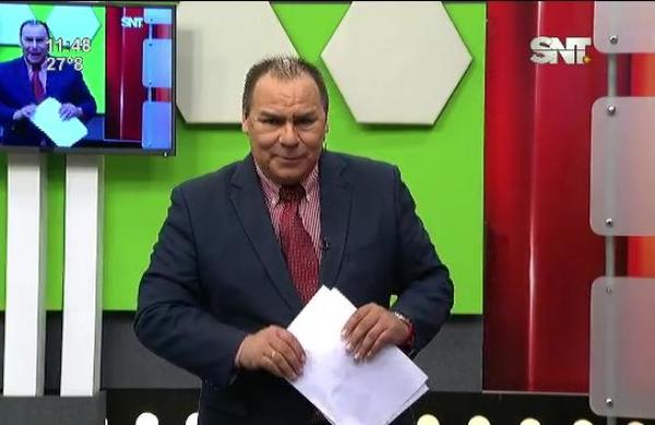 Monólogo de Jorge Esteche en el SNT Deportes - SNT