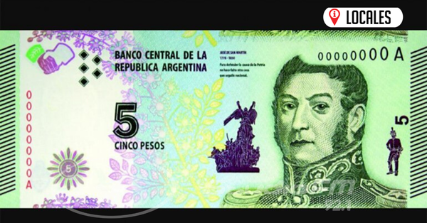 Últimos días para usar los billetes de 5 pesos en los comercios