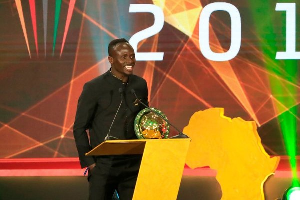 Sadio Mané fue elegido como el mejor jugador africano del 2019