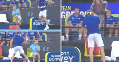 Tsitsipas lastimó a su papá y su mamá lo mandó a la…